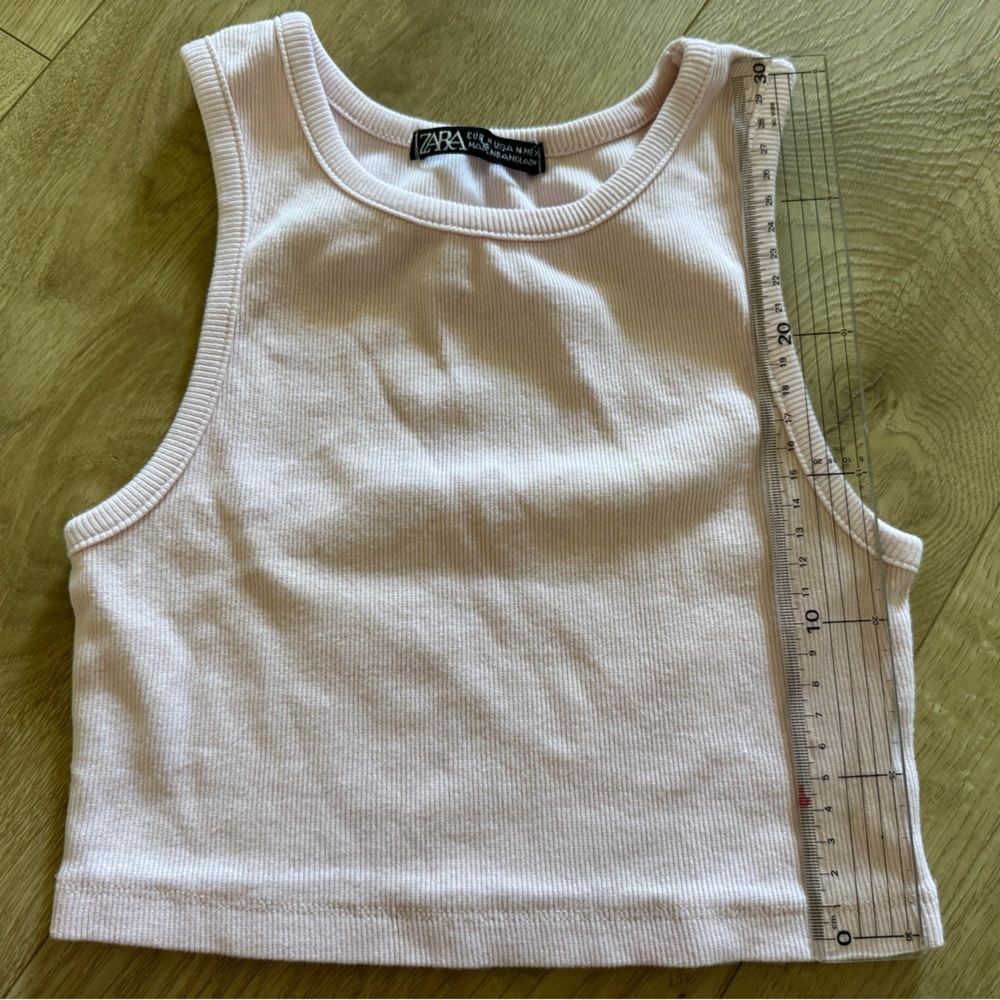 Zara ribbed crop top